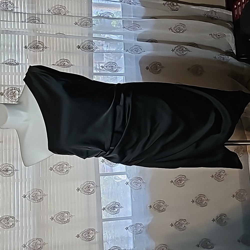 Banana Republic One Shoulder Satin Dress Size 18